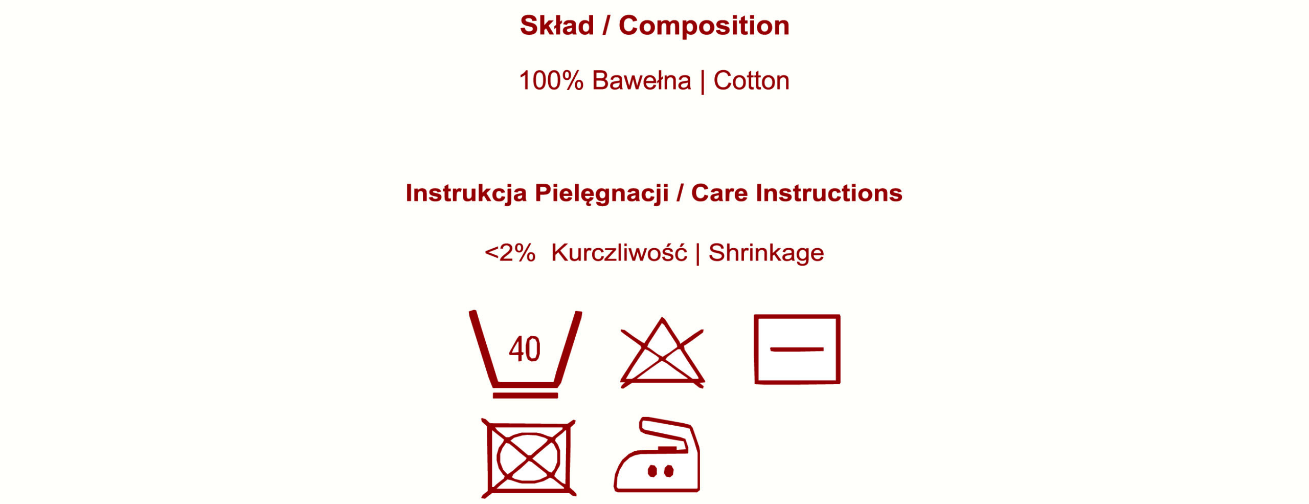 Care Instructions