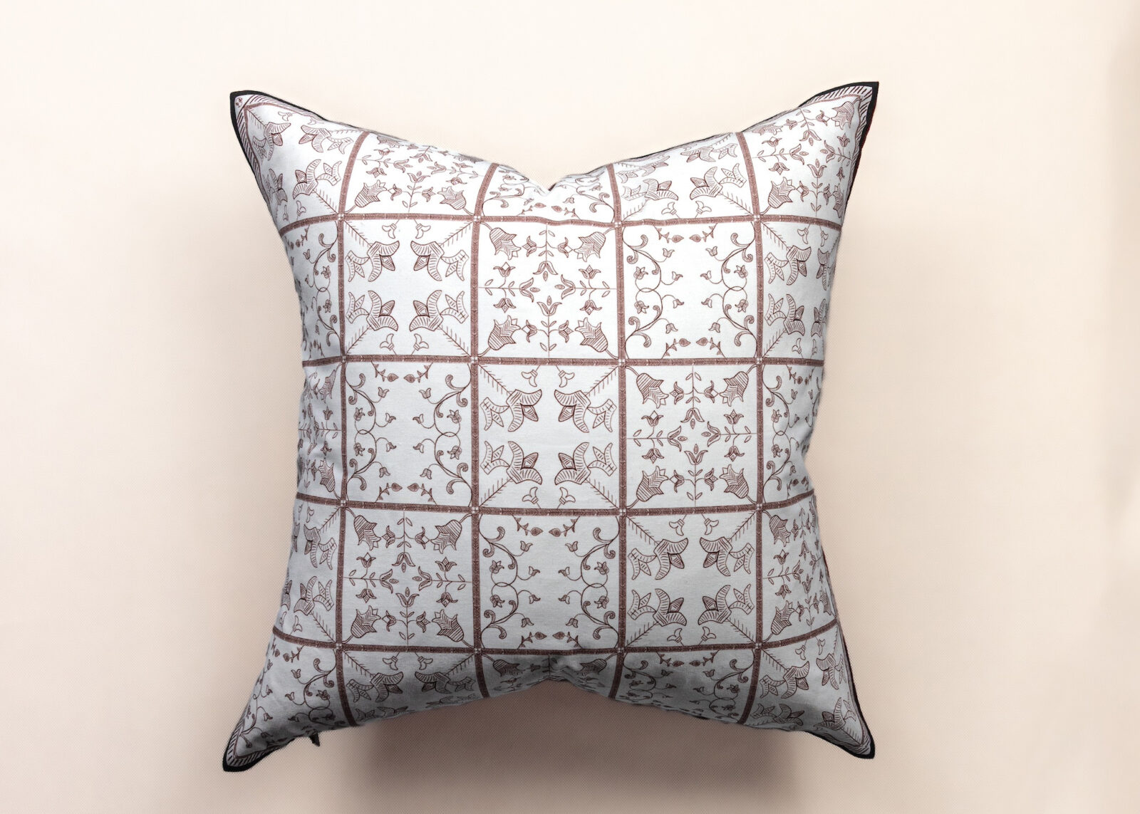 Woodcarvings Blue Border